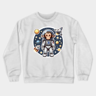 Space Monkey Crewneck Sweatshirt